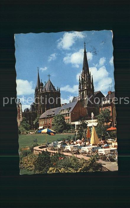 Aachen Elisenbrunnen Dom
