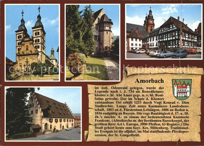 Amorbach Miltenberg Abtei-Kirche Heimatmuseum Marktplatz Schlossmuehle