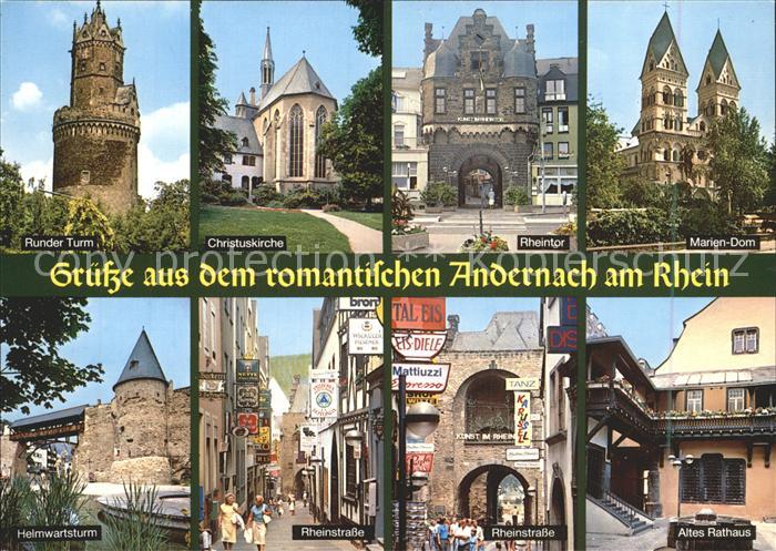 Andernach Christuskirche Runder Turm Altes Rathaus