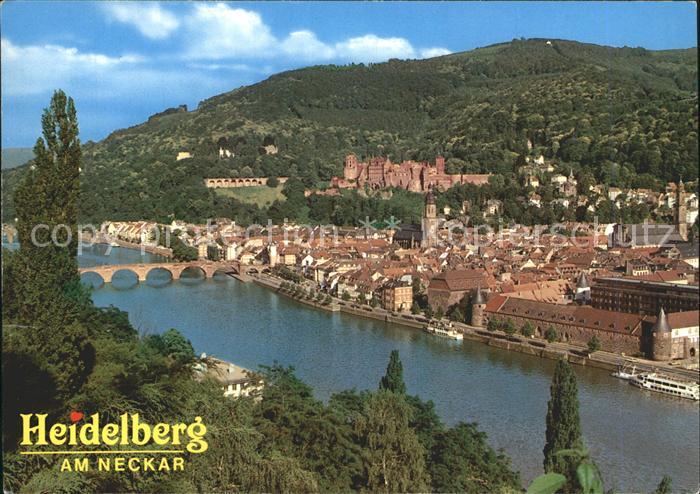 Heidelberg Neckar Stadtansicht
