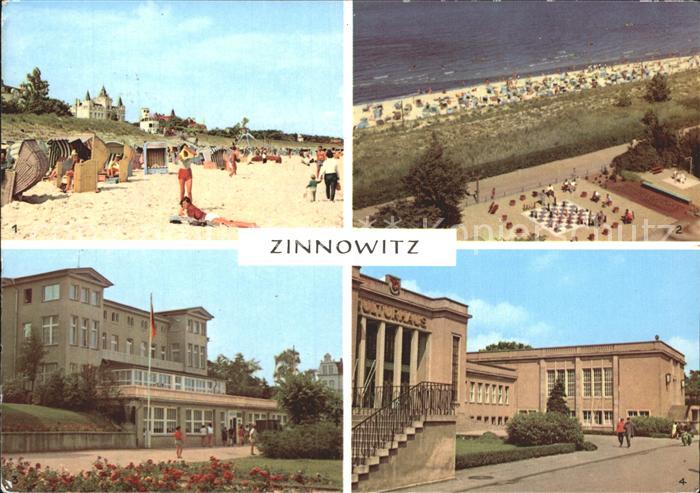 Zinnowitz Ostseebad Strand Sportanlage Kulturhaus