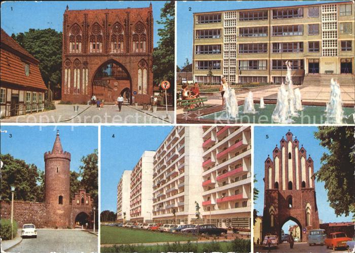 Neubrandenburg Stargarder Tor Leninstrasse Neue Tor