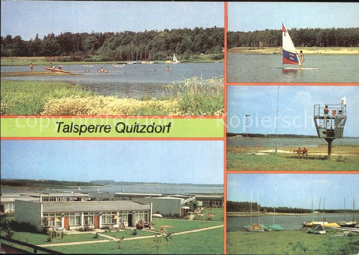 Kollm Talsperre Quitzdorf Bungalowsiedlung Badestrand