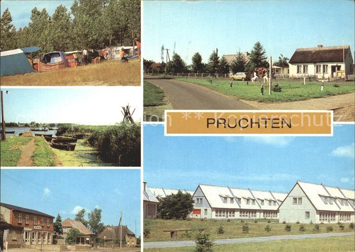 Pruchten Mecklenburg Vorpommern Campingplatz An der Barthe Gaststaette Zum Faehr