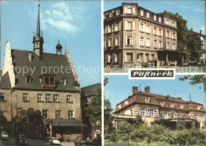 Poessneck Rathaus Posthirsch-Hotel