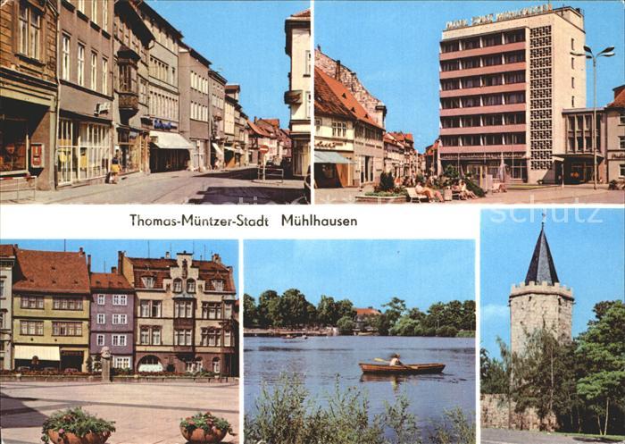 Muehlhausen Thueringen Steinweg Hotel Stadt Muehlhausen Karl-Marx-Platz