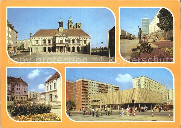 MAGDEBURG  CITY Rathaus Karl-Marx-Strasse Haus der Lehrer Hardstrasse