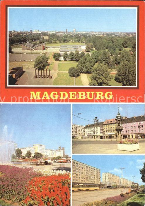 MAGDEBURG  CITY Wilhelm Pieck Allee Alter Markt Karl Marx Strasse