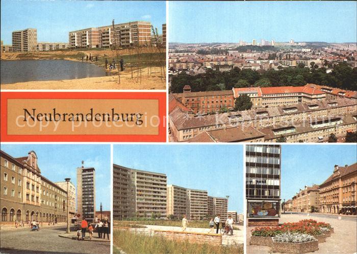 Neubrandenburg Ernst Thaelmann Strasse Teilansicht