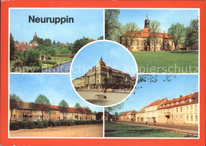 Neuruppin Alt Ruppin Pfarrkirche Ernst Thaelmann Platz Karl Marx Strasse