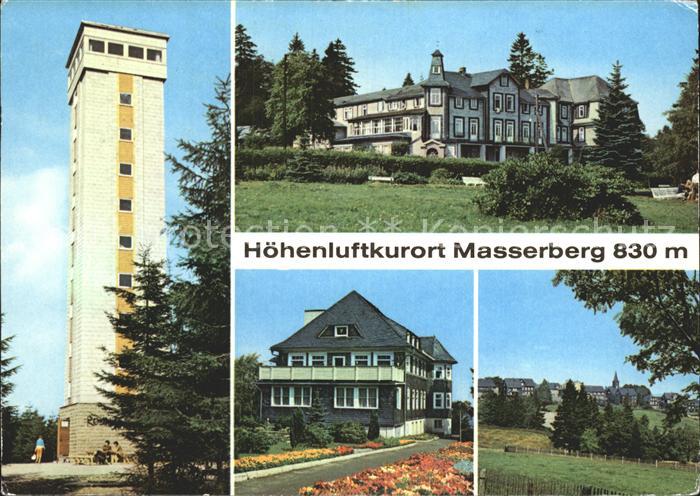 Masserberg Die neue Rennsteigwarte Hotel Kurhaus Augenheilstaette
