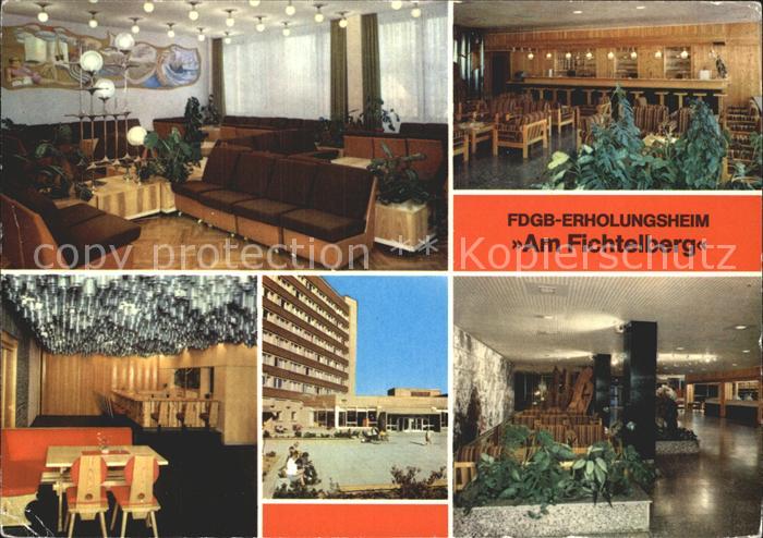 Oberwiesenthal Erzgebirge Erholungsheim Am Fichtelberg Hallenbar Leseraum Foyer