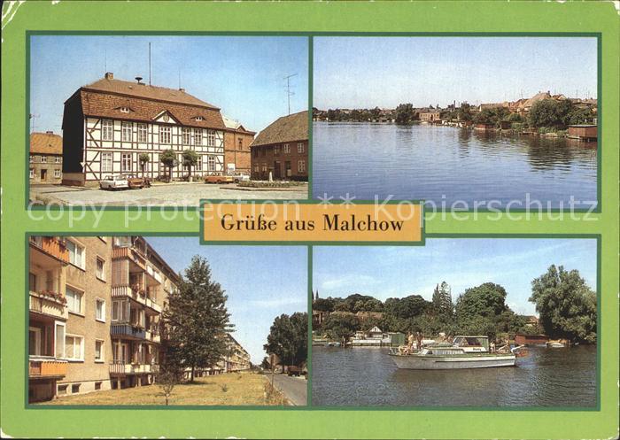 Malchow Rathaus uebersicht Neubauten Am See