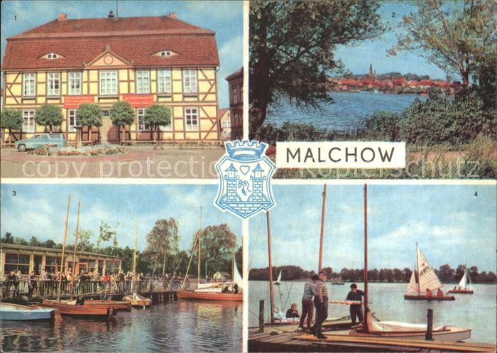 Malchow Rathaus Seglerheim Am Seglerhafen
