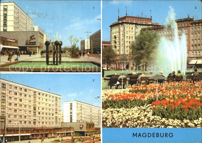 MAGDEBURG CITY Wilhelm Pieck Allee Karl Marx Strasse