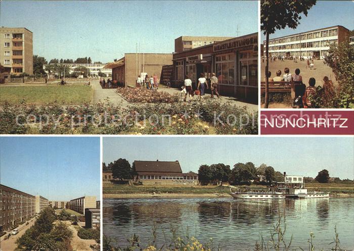 Nuenchritz Polytechnische Oberschule Karl Liebknecht Ring Gaststaette Elbgasthof