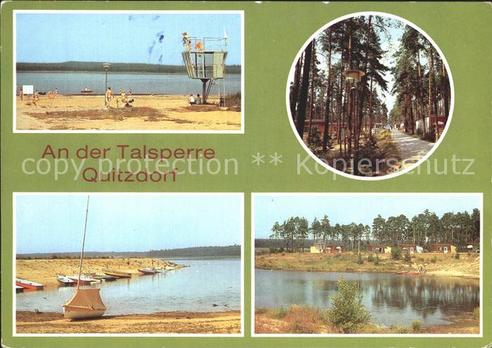 Quitzdorf See Talsperre Zeltplatz Badeplatz