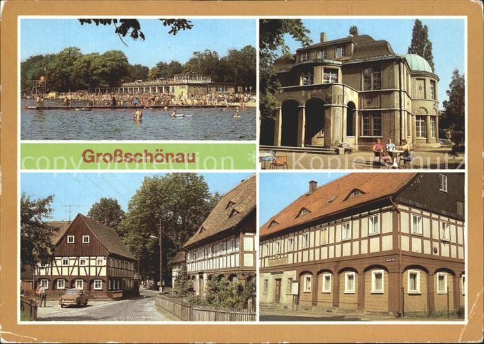 Grossschoenau Sachsen Waldstrandbad Erholungsheim Julius Woerdelmann