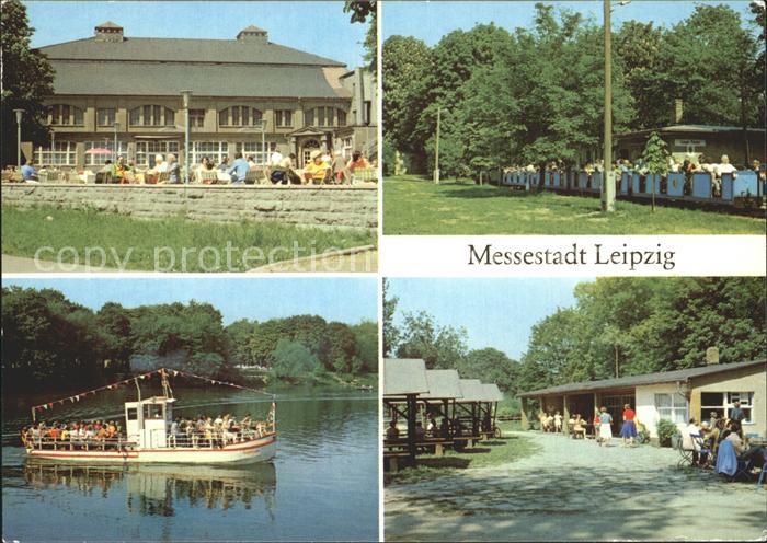 LEIPZIG Sachsen Pioniereisenbahn Dampfer Weltfrieden Waldschenke