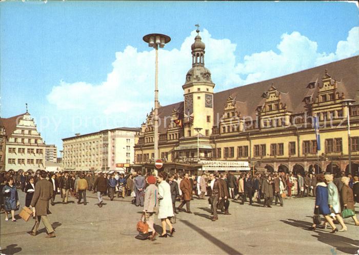 LEIPZIG Sachsen Altes Rathaus und Alte Waage am Markt