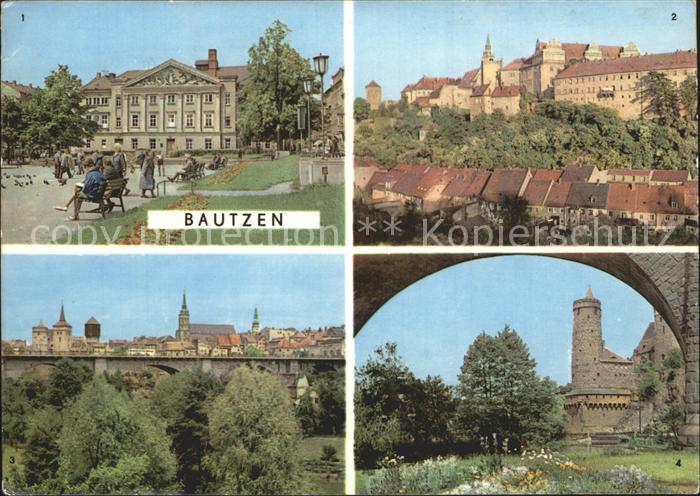 Bautzen Sachsen Stadttheater Ortenburg Friedensbruecke Alte Wasserkunst