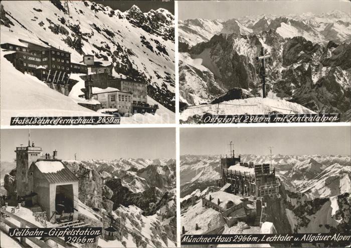 Zugspitze Hotel Schneefernerhaus Zentralalpen Muenchner Haus