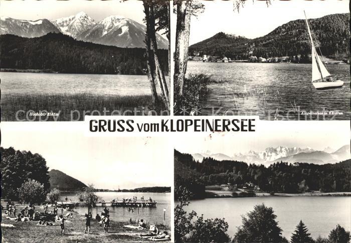 Klopeinersee Badestrand Hochobir