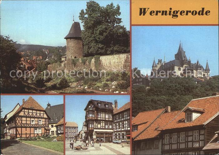 Wernigerode Harz Wallgraben Markt Feudalmuseum