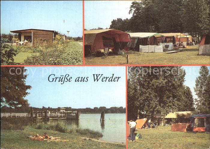 Werder Potsdam Bungalowsiedlung Riegelbucht Campingplatz