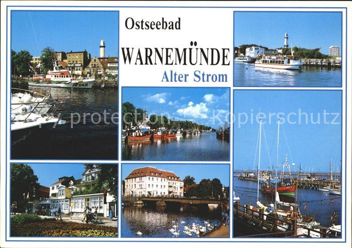 Warnemuende Ostseebad Hafen Alter Strom