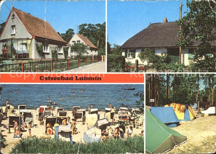 Lubmin Ostseebad Freester Strasse Schilfhaus Strand Zeltplatz