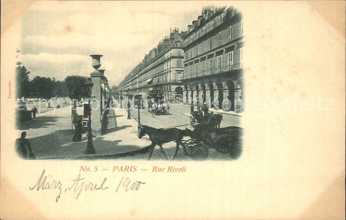 Paris Rue Rivoli