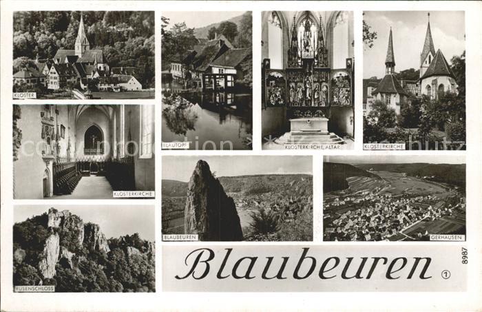 Blaubeuren Klosterkirche Altar Blauhoff Rusenschloss
