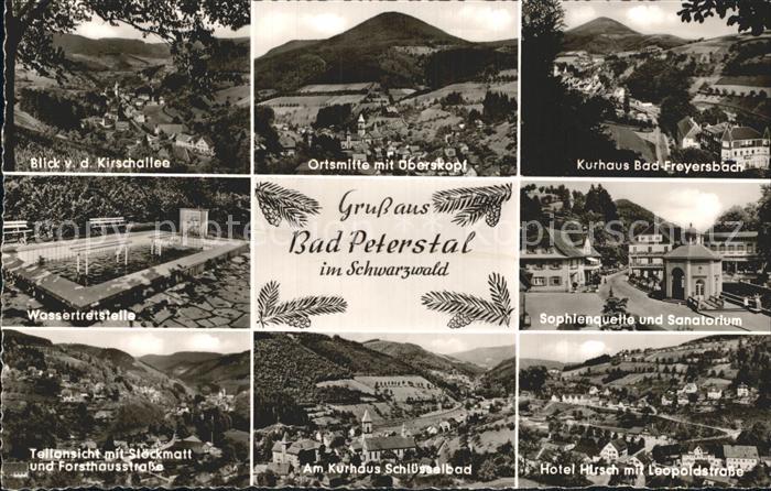 Bad Peterstal-Griesbach Oberskopf Kurhaus Bad-Freyersbach Wassertreitstelle Hote