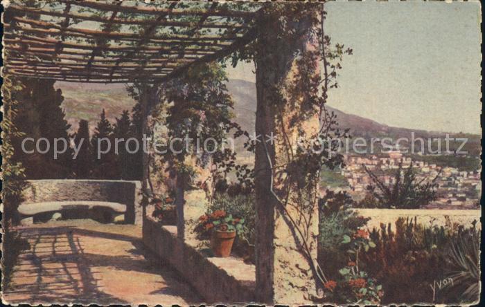 Nice Alpes Maritimes Pergola abbaye Cimiez
