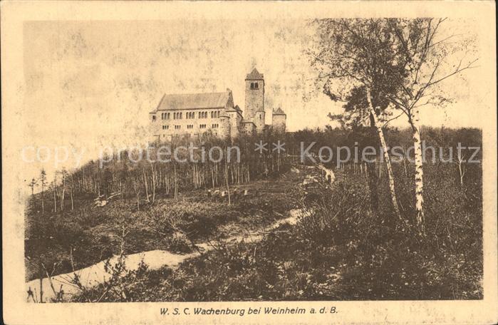 Weinheim Bergstrasse Wachenburg