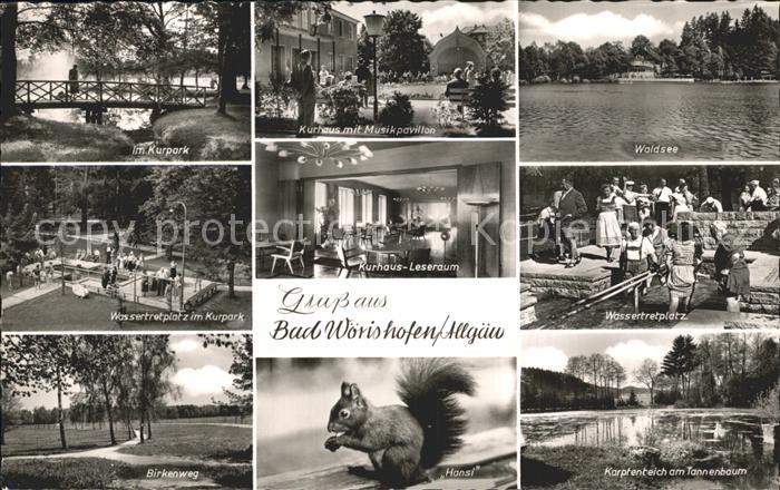 Bad Woerishofen Kurhaus Musikpavillon Wassertretplatz