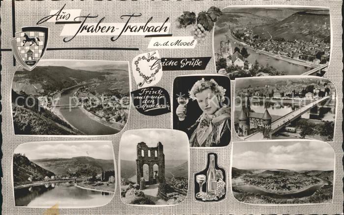 Traben-Trarbach Bruece Wein Ruine