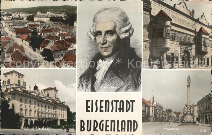 Eisenstadt Josef Haydn Schloss Esterhazy Hauptplatz Rathaus
