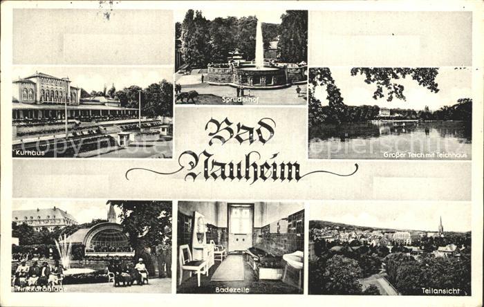 Bad Nauheim Sprudelhof Teich Kurhaus Trinkkurbad
