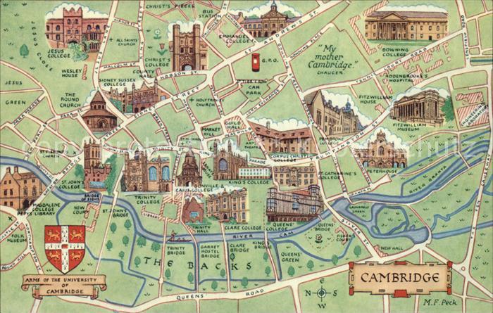 Cambridge Cambridgeshire Clare College Jesus College