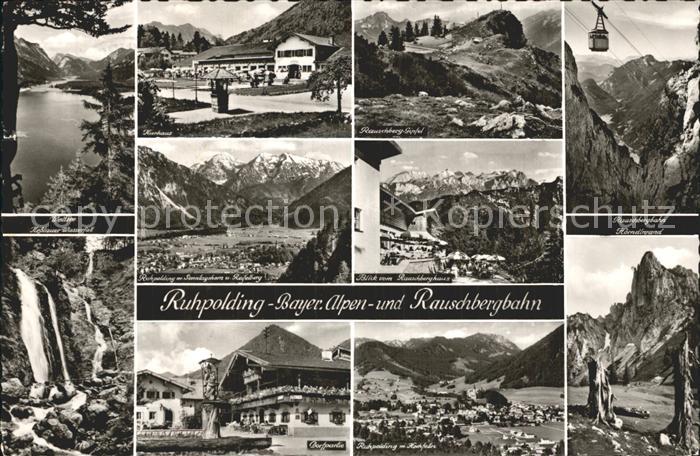 Ruhpolding Bayern Rauschberg-Gipfel Seilbahn