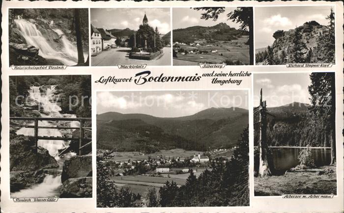 Bodenmais Marktplatz Riesloch Richard-Wagner-Kopf Arbersee