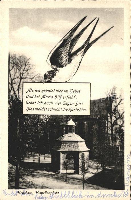 Kevelaer Schwalbe Kapellenplatz