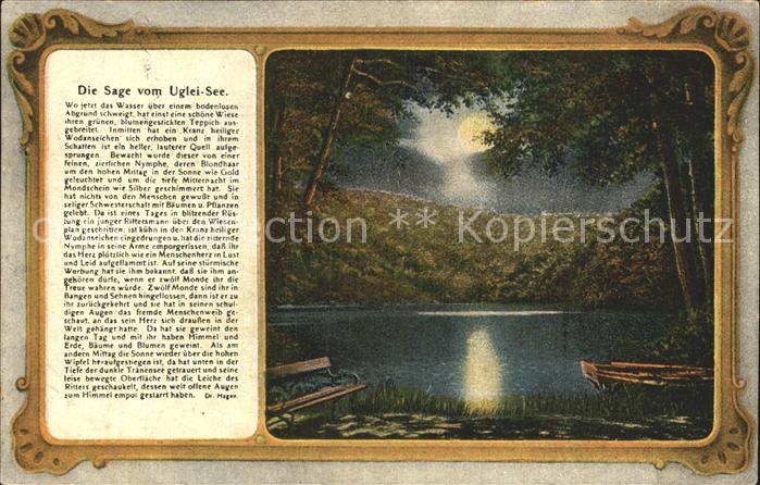 Uglei See Rieseneiche Die Sage vom Uglei-See