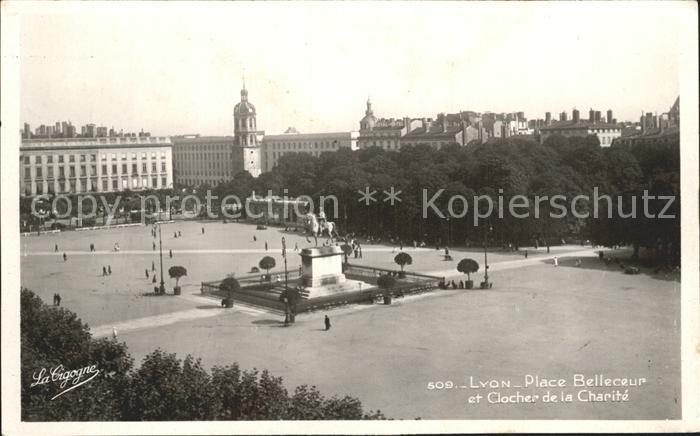 Lyon France Place Belleceur Clocher Charite
