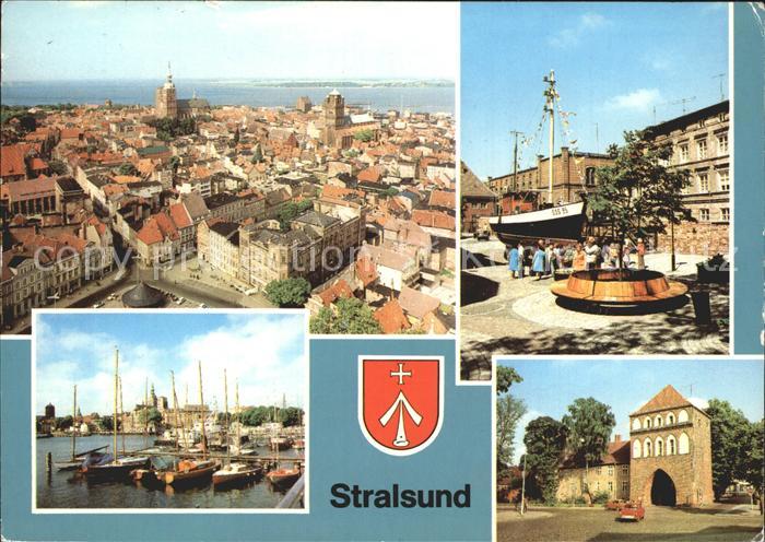 Stralsund Mecklenburg Vorpommern 17-m-Kutter Meeresmuseum Hafen Kniepertor