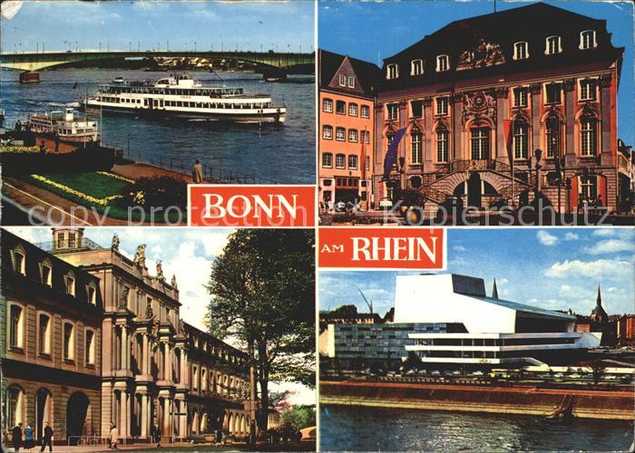 Bonn Rhein Rheinufer Markt Rathaus Koblenzer Tor