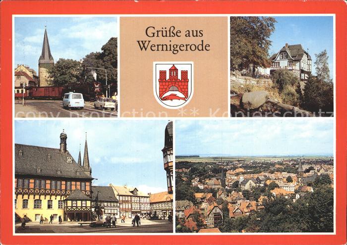Wernigerode Harz Harzquerbahn Westerntor Markt Ferienheim Steinerne Renne