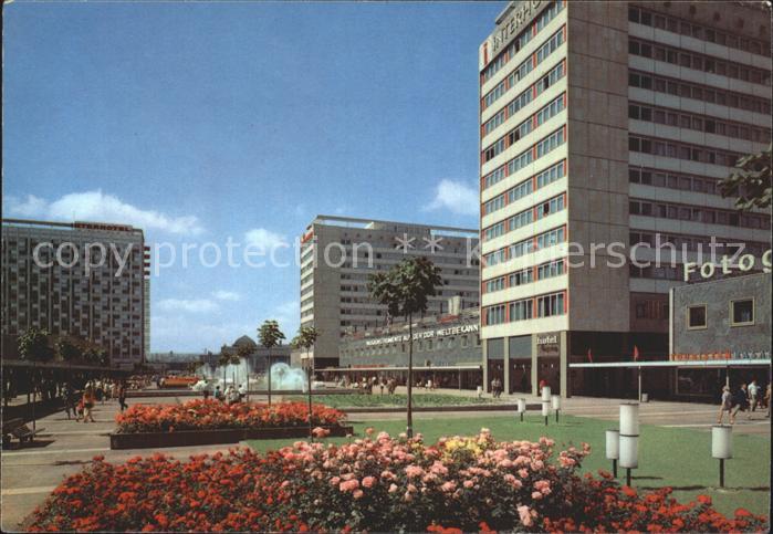 DRESDEN Elbe Prager Strasse Interhotel Newa Bastei